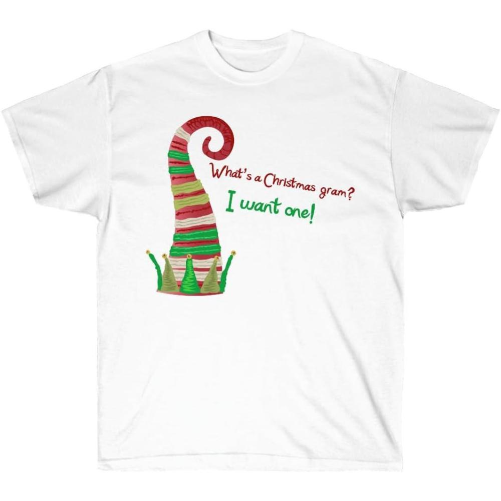 imageWhats A Christmas Gram I Want One TeeWhite