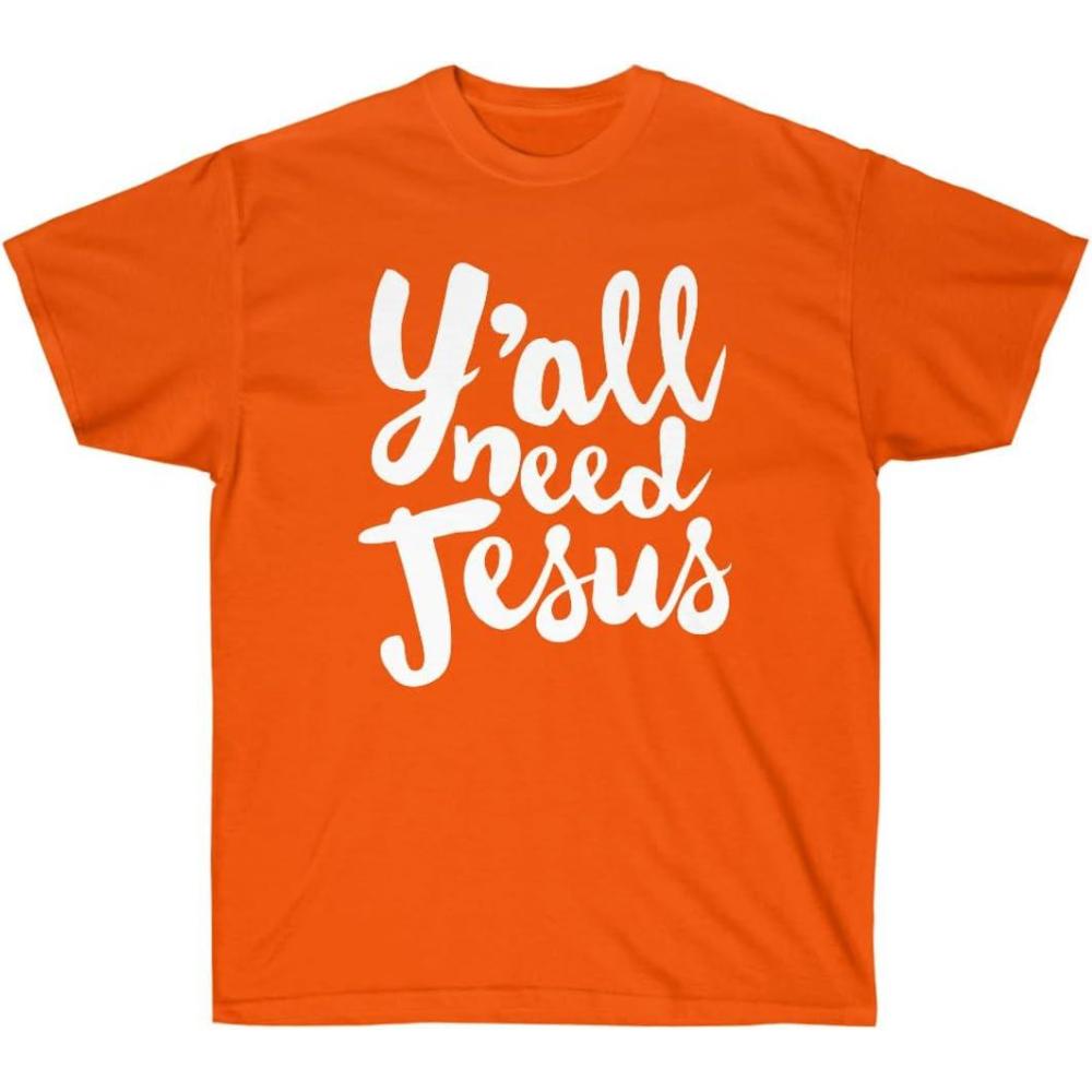 imageYall Need Jesus TShirtOrange