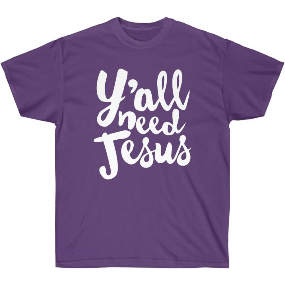 imageYall Need Jesus TShirtPurple