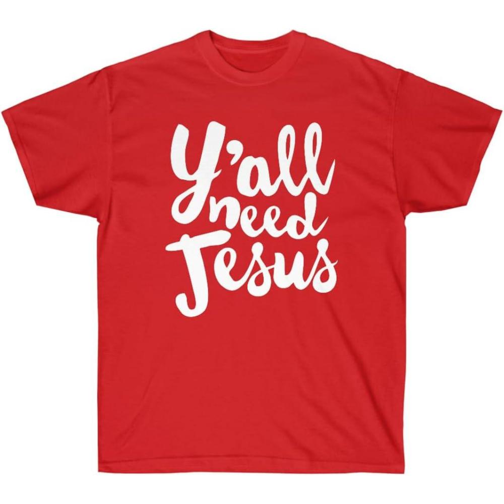 imageYall Need Jesus TShirtRed