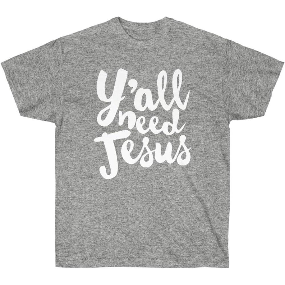 imageYall Need Jesus TShirtSport Grey