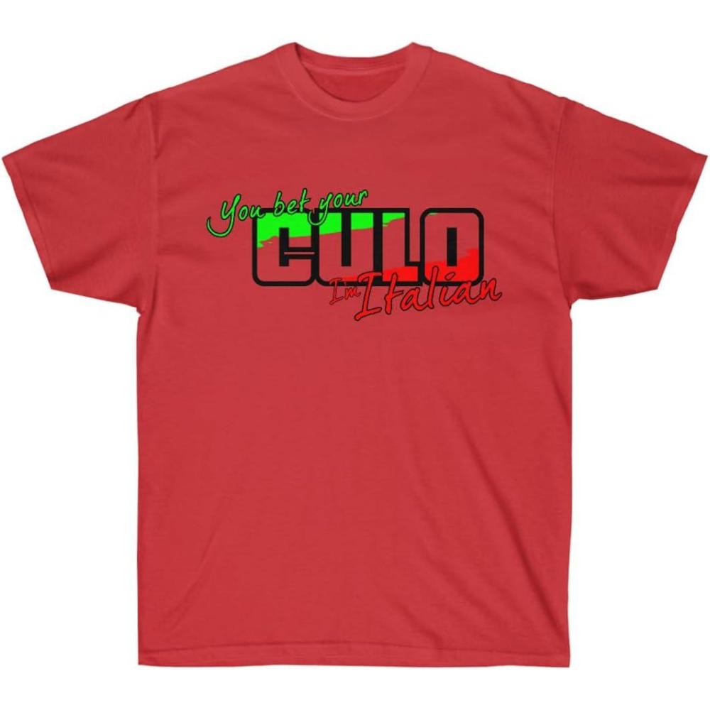 imageYou Bet Your Culo Im Italian TShirtRed