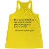 Better Place with You in It Racerback Tank(Neon Yellow)