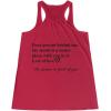 Better Place with You in It Racerback Tank(Red)