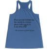 Better Place with You in It Racerback Tank(True Royal)
