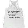 Better Place with You in It Racerback Tank(White)