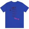 Friends Don’t Let Friends Drink White Zin Unisex Jersey Short Sleeve Tee(True Royal)