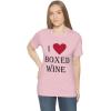 I Love Boxed Wine Unisex Jersey Short Sleeve Tee(Pink)