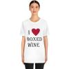 I Love Boxed Wine Unisex Jersey Short Sleeve Tee(White)