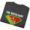 I’m Sicilian What’s Your Super Power T-Shirt(Dark Heather)