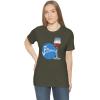 It’s Wine Thirty Unisex Jersey Short Sleeve Tee(Army)