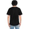 Men’s Tuxedo Baseball Jersey (AOP)(Black)
