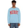 Merry Sweatshirt(Light Blue)
