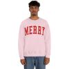 Merry Sweatshirt(Light Pink)