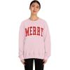 Merry Sweatshirt(Light Pink)