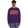 Merry Sweatshirt(Purple)