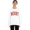 Merry Sweatshirt(White)