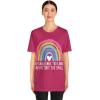No Challenge Too Large Unisex Jersey Short Sleeve Tee(Berry)