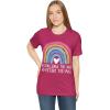 No Challenge Too Large Unisex Jersey Short Sleeve Tee(Berry)