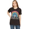 No Challenge Too Large Unisex Jersey Short Sleeve Tee(Brown)
