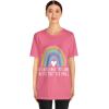 No Challenge Too Large Unisex Jersey Short Sleeve Tee(Charity Pink)