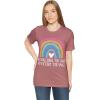 No Challenge Too Large Unisex Jersey Short Sleeve Tee(Heather Mauve)