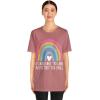 No Challenge Too Large Unisex Jersey Short Sleeve Tee(Heather Mauve)