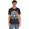 No Challenge Too Large Unisex Jersey Short Sleeve Tee(Heather Navy)