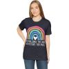 No Challenge Too Large Unisex Jersey Short Sleeve Tee(Heather Navy)