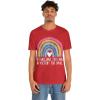 No Challenge Too Large Unisex Jersey Short Sleeve Tee(Heather Red)