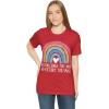 No Challenge Too Large Unisex Jersey Short Sleeve Tee(Heather Red)