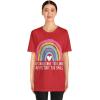 No Challenge Too Large Unisex Jersey Short Sleeve Tee(Heather Red)