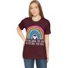No Challenge Too Large Unisex Jersey Short Sleeve Tee(Maroon)