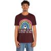 No Challenge Too Large Unisex Jersey Short Sleeve Tee(Maroon)