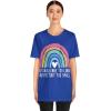 No Challenge Too Large Unisex Jersey Short Sleeve Tee(True Royal)