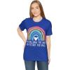 No Challenge Too Large Unisex Jersey Short Sleeve Tee(True Royal)