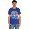 No Challenge Too Large Unisex Jersey Short Sleeve Tee(True Royal)