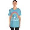 No Challenge Too Large Unisex Jersey Short Sleeve Tee(Turquoise)