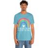 No Challenge Too Large Unisex Jersey Short Sleeve Tee(Turquoise)