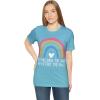 No Challenge Too Large Unisex Jersey Short Sleeve Tee(Turquoise)