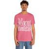 Peace Out Teaching Unisex Jersey Short Sleeve Tee(Charity Pink)