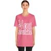 Peace Out Teaching Unisex Jersey Short Sleeve Tee(Charity Pink)