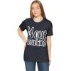 Peace Out Teaching Unisex Jersey Short Sleeve Tee(Heather Navy)