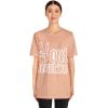 Peace Out Teaching Unisex Jersey Short Sleeve Tee(Heather Peach)