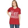 Peace Out Teaching Unisex Jersey Short Sleeve Tee(Heather Red)