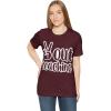 Peace Out Teaching Unisex Jersey Short Sleeve Tee(Maroon)