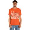 Peace Out Teaching Unisex Jersey Short Sleeve Tee(Orange)