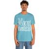 Peace Out Teaching Unisex Jersey Short Sleeve Tee(Turquoise)