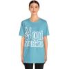 Peace Out Teaching Unisex Jersey Short Sleeve Tee(Turquoise)