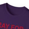 Pray for Me My Wife is Italian T-Shirt(Purple)